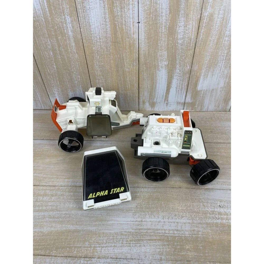 1983 Fisher-Price Adventure Alpha Star Space Vehicle Works *read